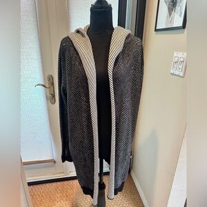 Vintage Barneys New York Monochrome Striped Jacket